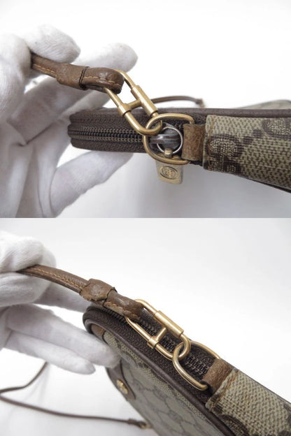 Gucci PVC GG Supreme Crossbody Bag