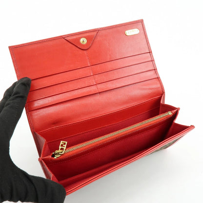 Fendi Leopard Long Wallet