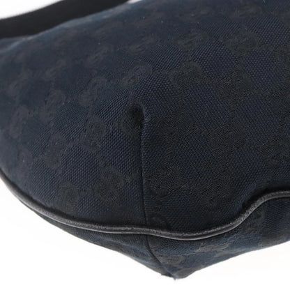 Gucci GG Half Moon Canvas Shoulder Bag