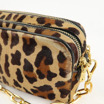 Miu Miu Leopard Shoulder Bag
