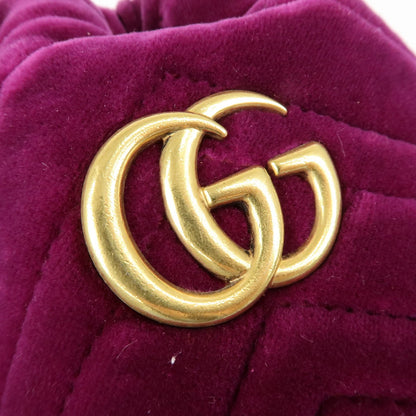 Gucci GG Marmont Velvet Bucket Bag