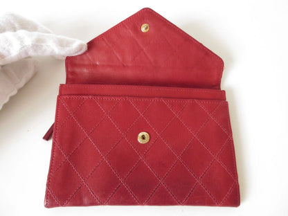 Chanel Quilted Leather Bifold Wallet
