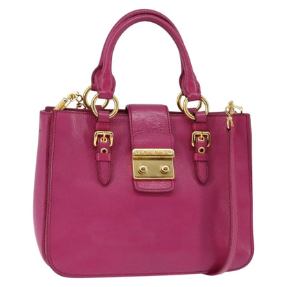 Miu Miu 2way Leather Hand Bag