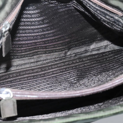 Prada Nylon Khaki Tote Bag