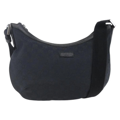 Gucci GG Half Moon Canvas Shoulder Bag