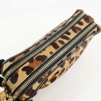 Miu Miu Leopard Shoulder Bag