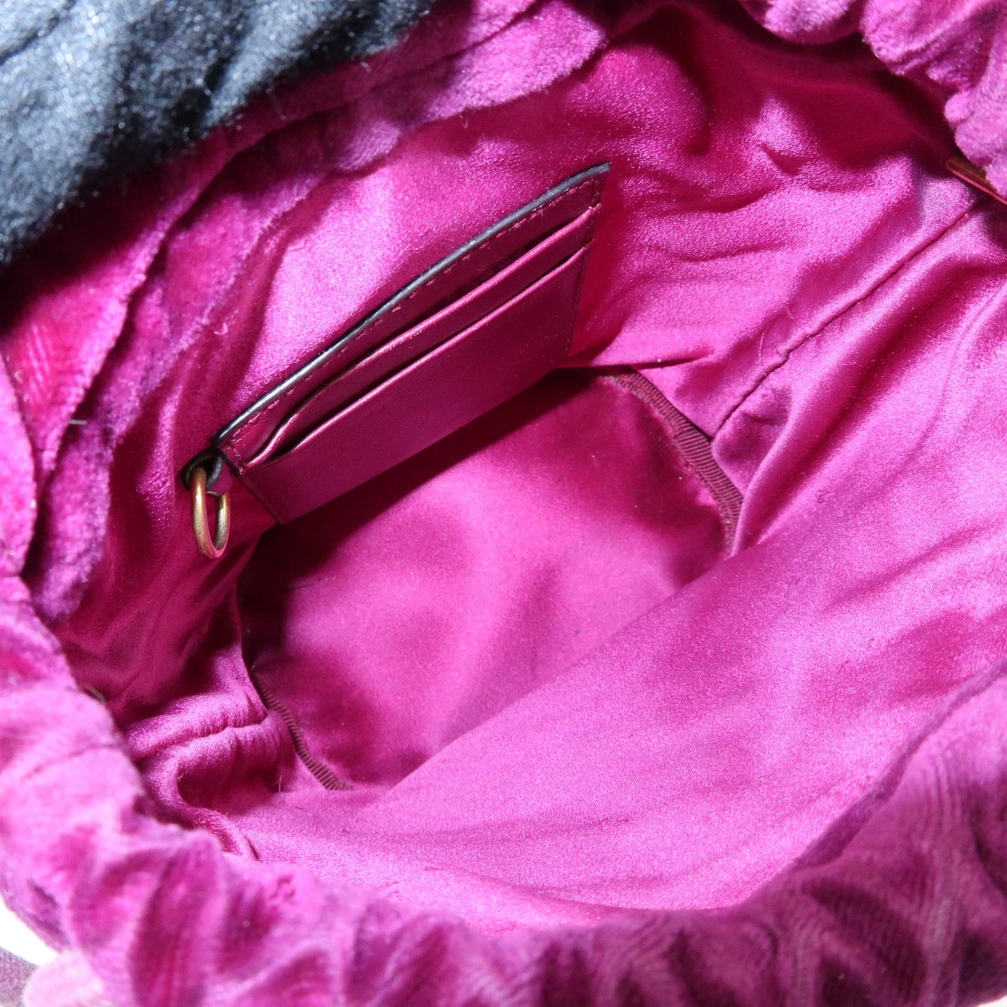 Gucci GG Marmont Velvet Bucket Bag