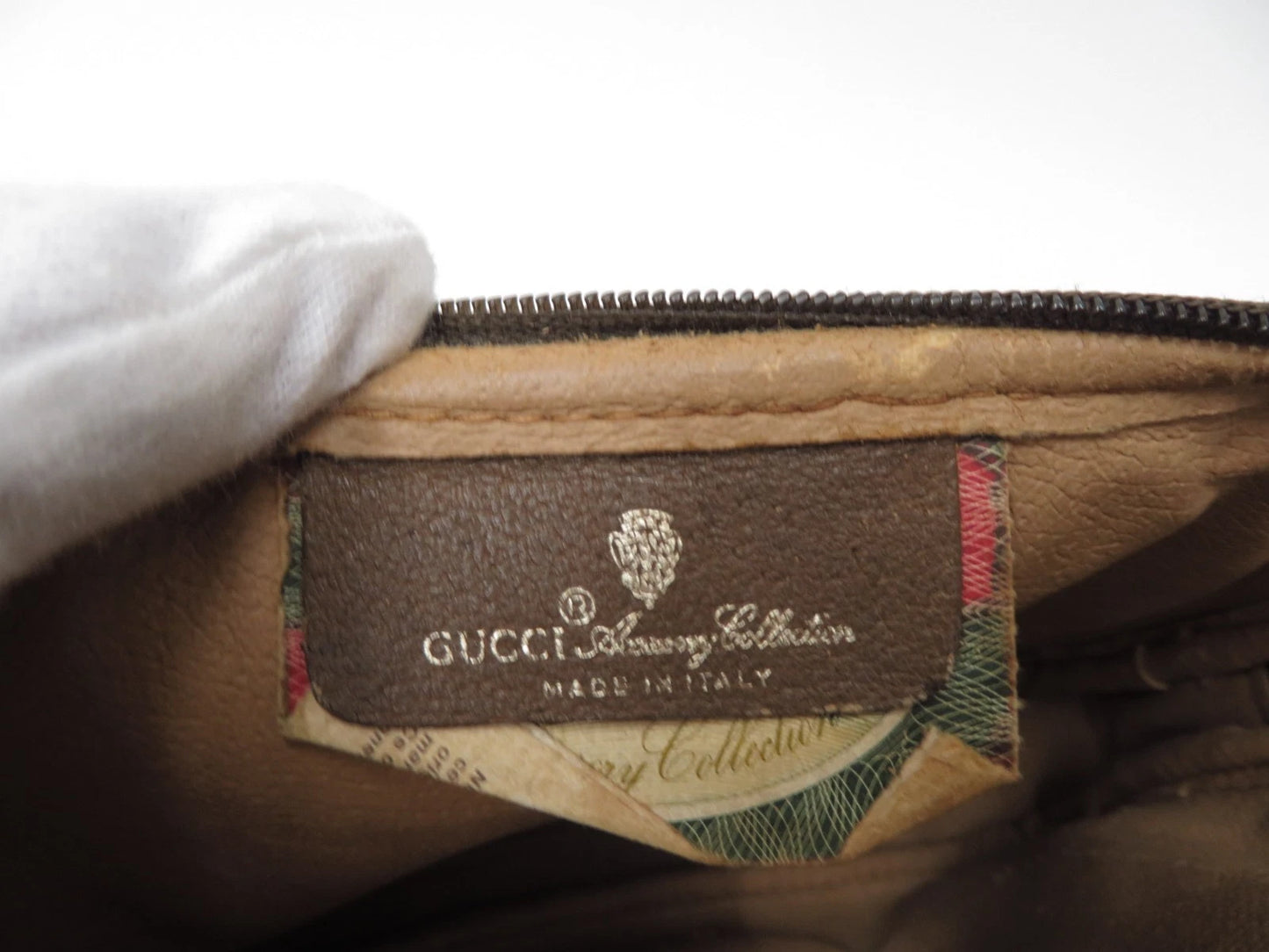Gucci PVC GG Supreme Crossbody Bag