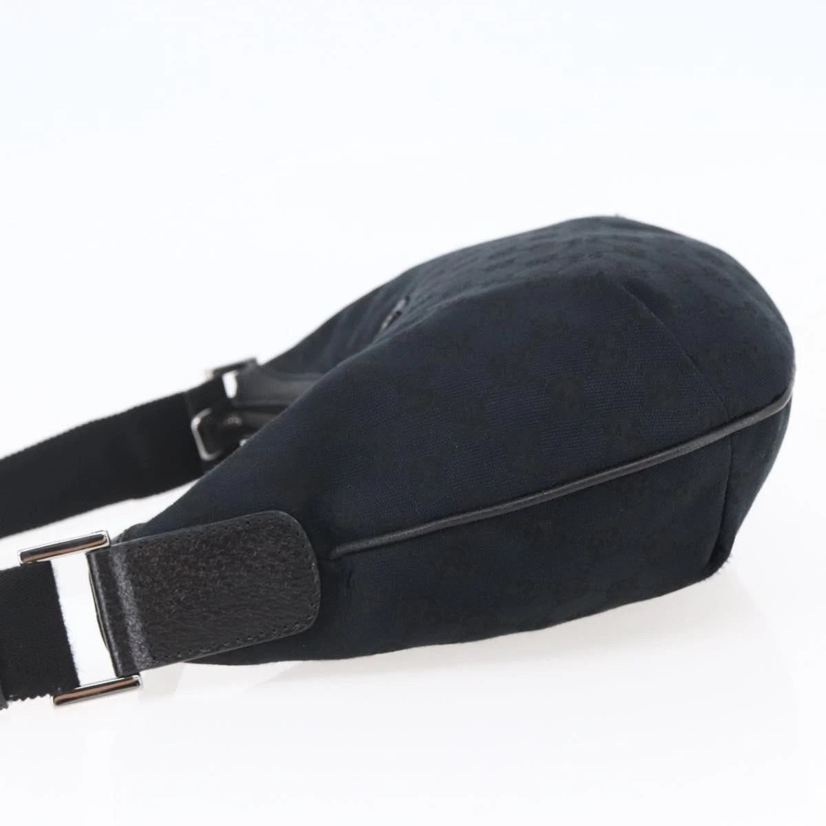 Gucci GG Half Moon Canvas Shoulder Bag