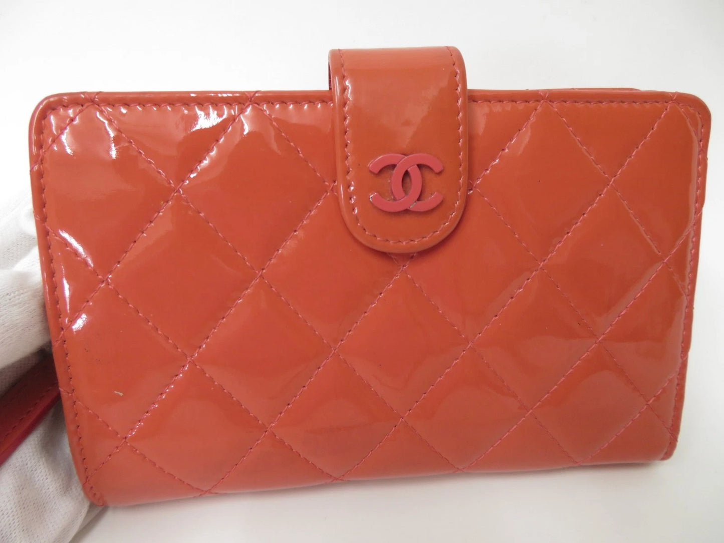 Chanel Patent Leather Bifold Wallet
