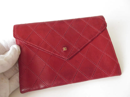 Chanel Quilted Leather Bifold Wallet