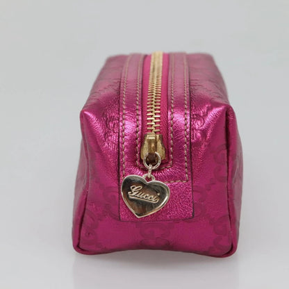 Gucci Guccissima Metallic Pouch