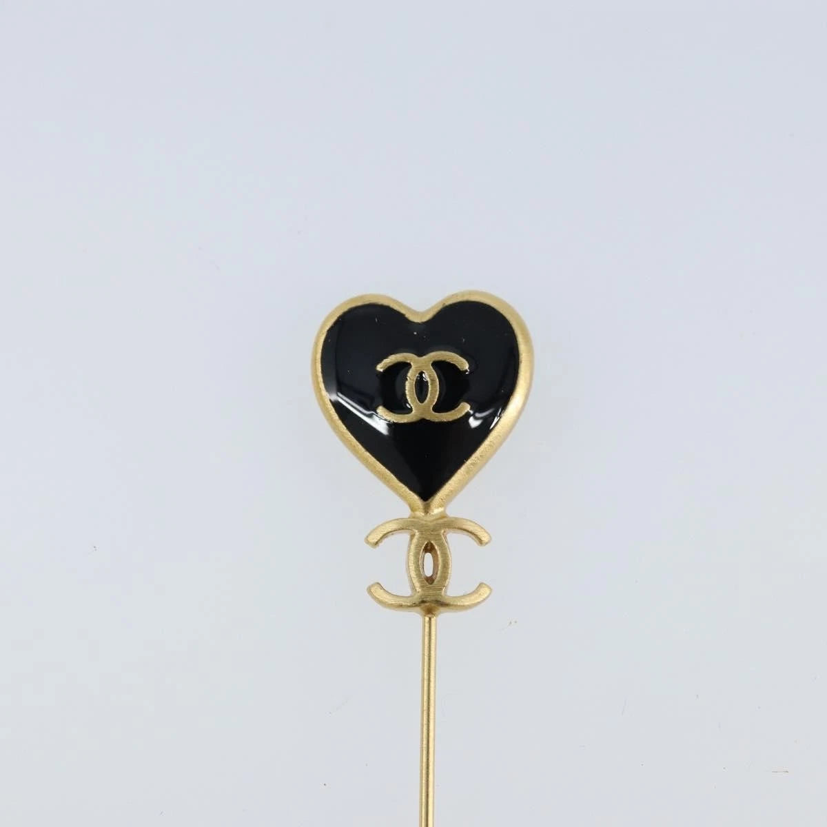 Chanel Enamel Heart Pin Brooch