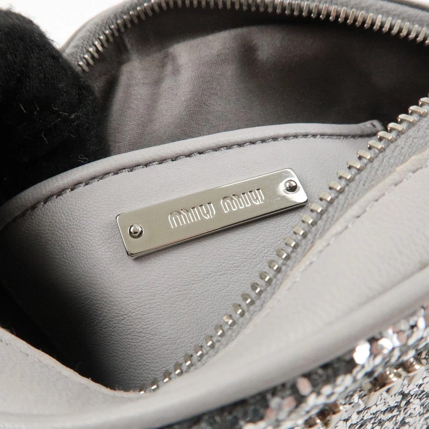 Miu Miu Glitter Pouch/Shoulder Bag