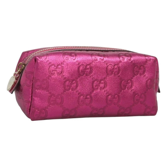 Gucci Guccissima Metallic Pouch
