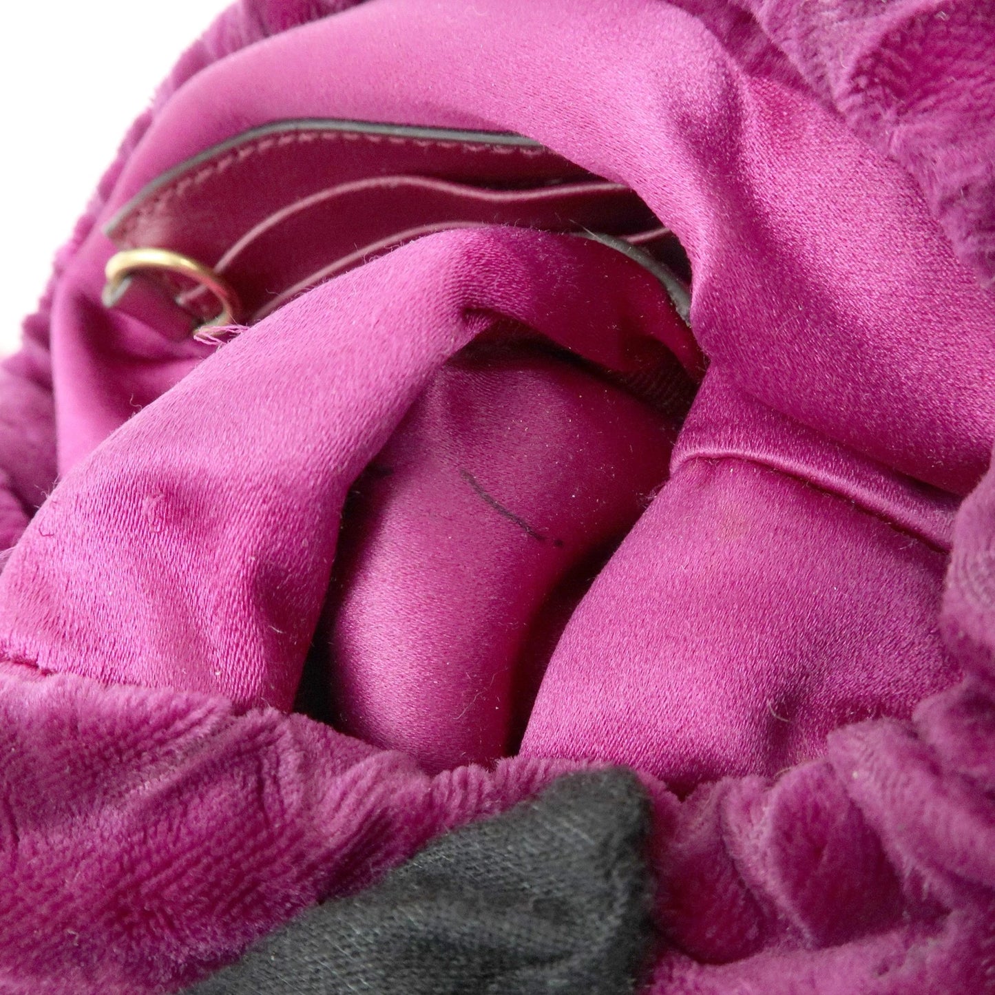 Gucci GG Marmont Velvet Bucket Bag