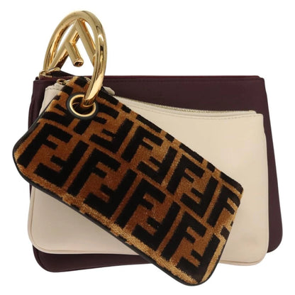 Fendi Triplette Zucca Clutch/Pouch