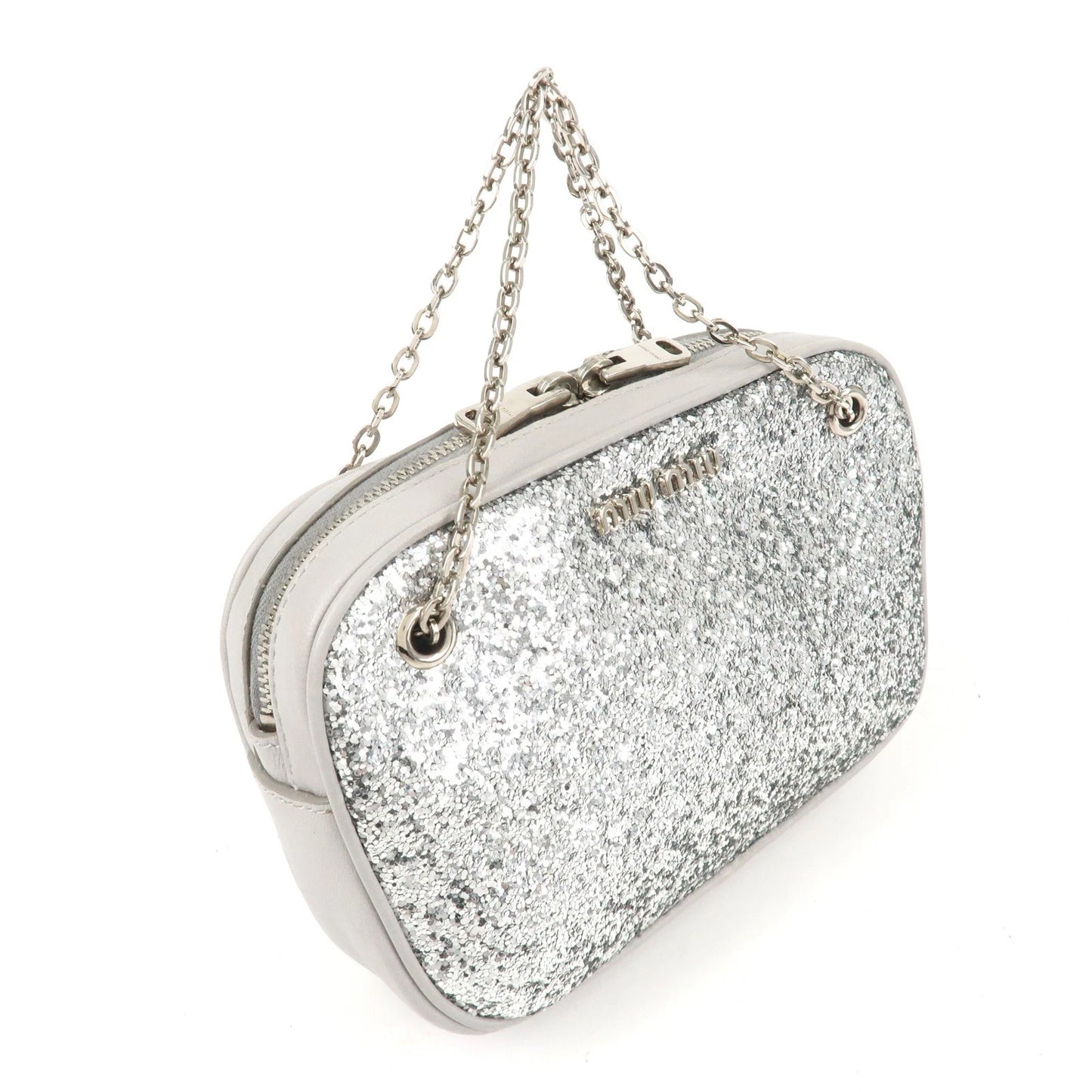 Miu Miu Glitter Pouch/Shoulder Bag