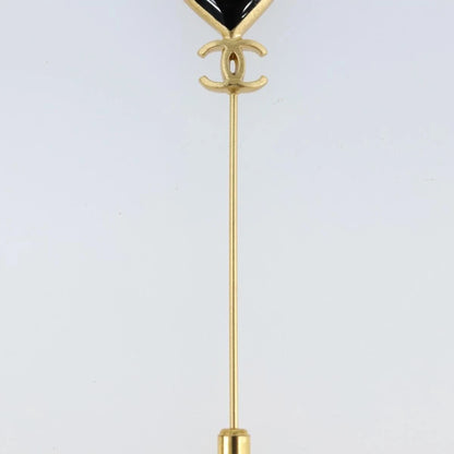 Chanel Enamel Heart Pin Brooch