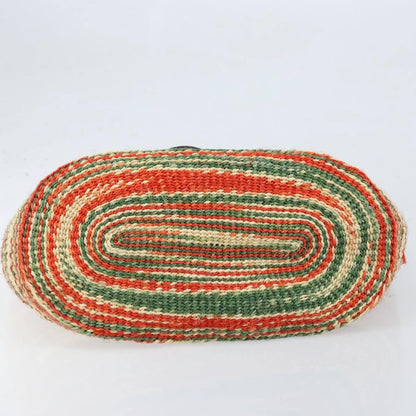 Loewe Striped Raffia Tote Bag