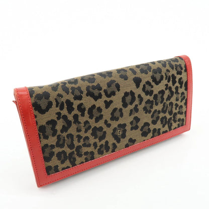 Fendi Leopard Long Wallet