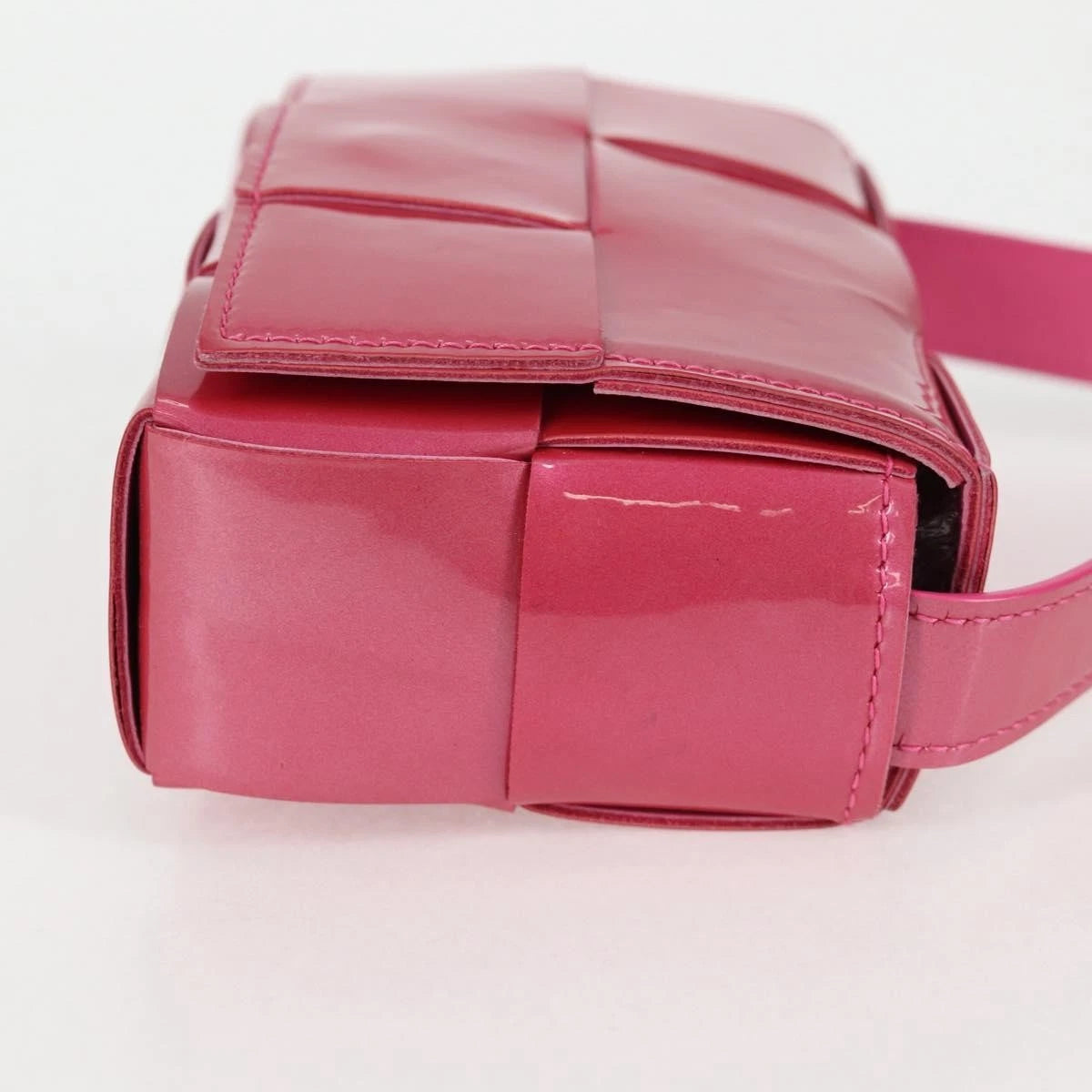 Bottega Veneta Intrecciato Enamel Shoulder Bag