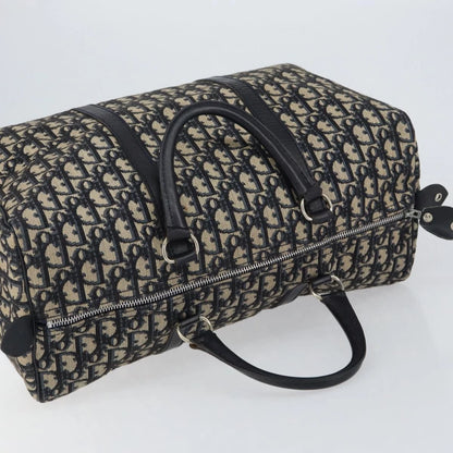 Christian Dior Trotter Canvas Boston Bag