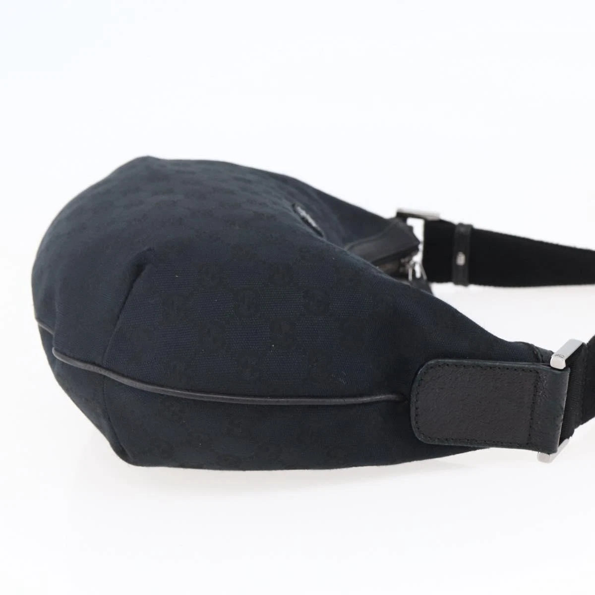 Gucci GG Half Moon Canvas Shoulder Bag