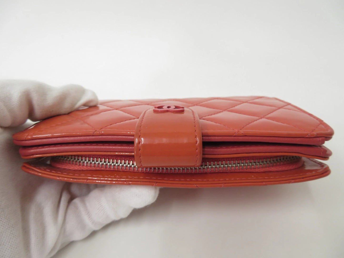 Chanel Patent Leather Bifold Wallet