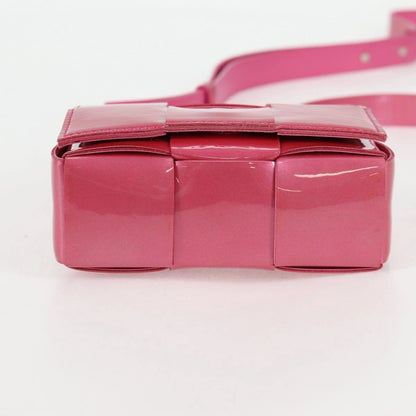 Bottega Veneta Intrecciato Enamel Shoulder Bag