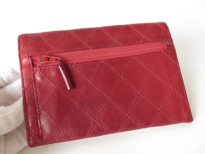 Chanel Quilted Leather Bifold Wallet
