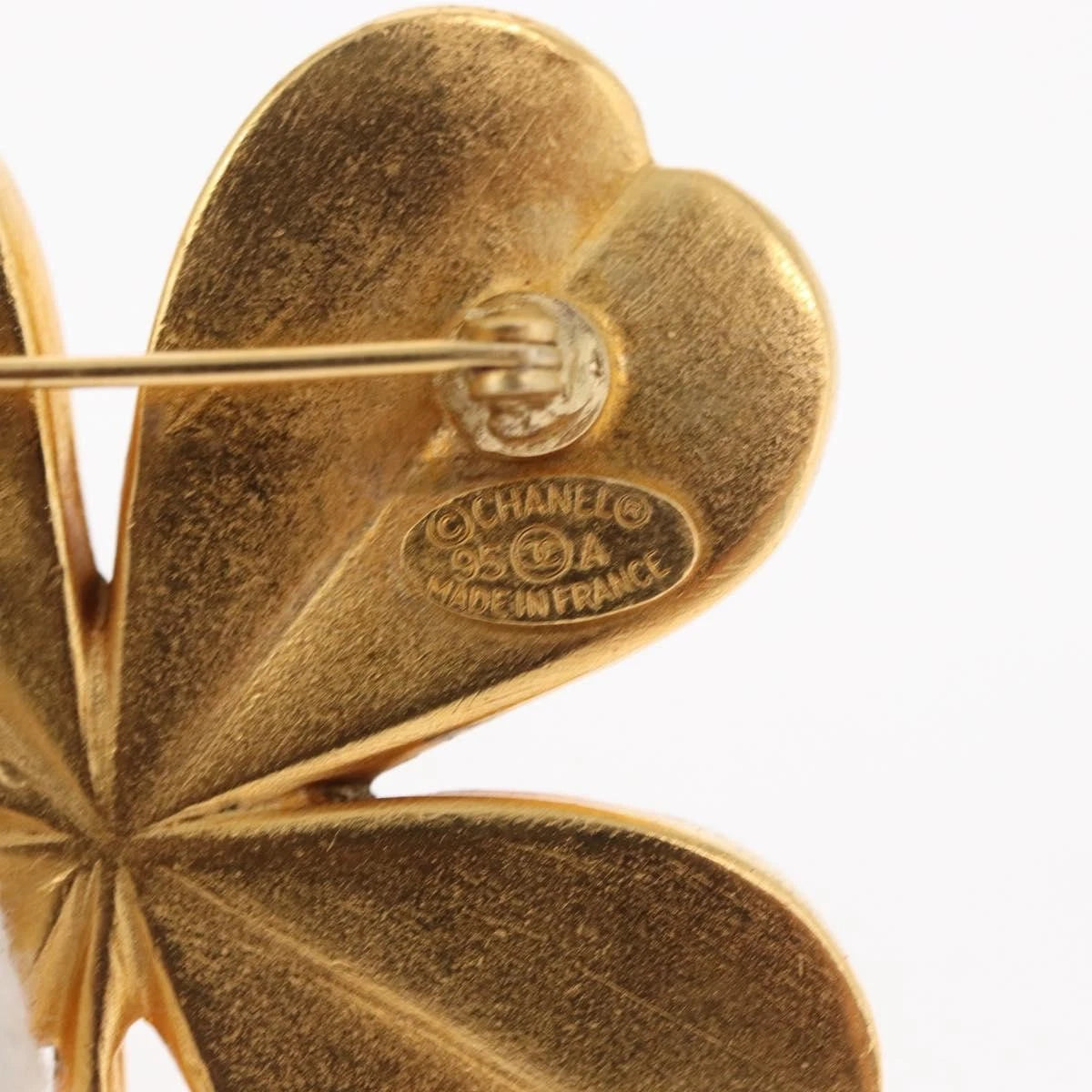 Chanel Lucky Clover Brooch