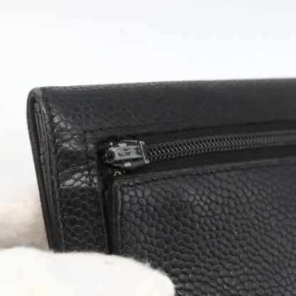 Chanel COCO Mark Grained Calf Skin Wallet