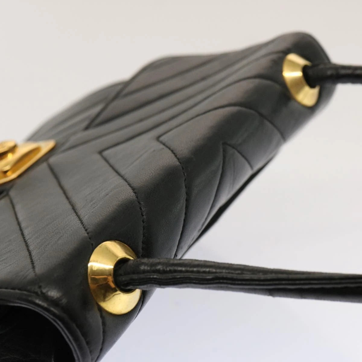 Chanel V Stitch Lamb Skin Shoulder Bag