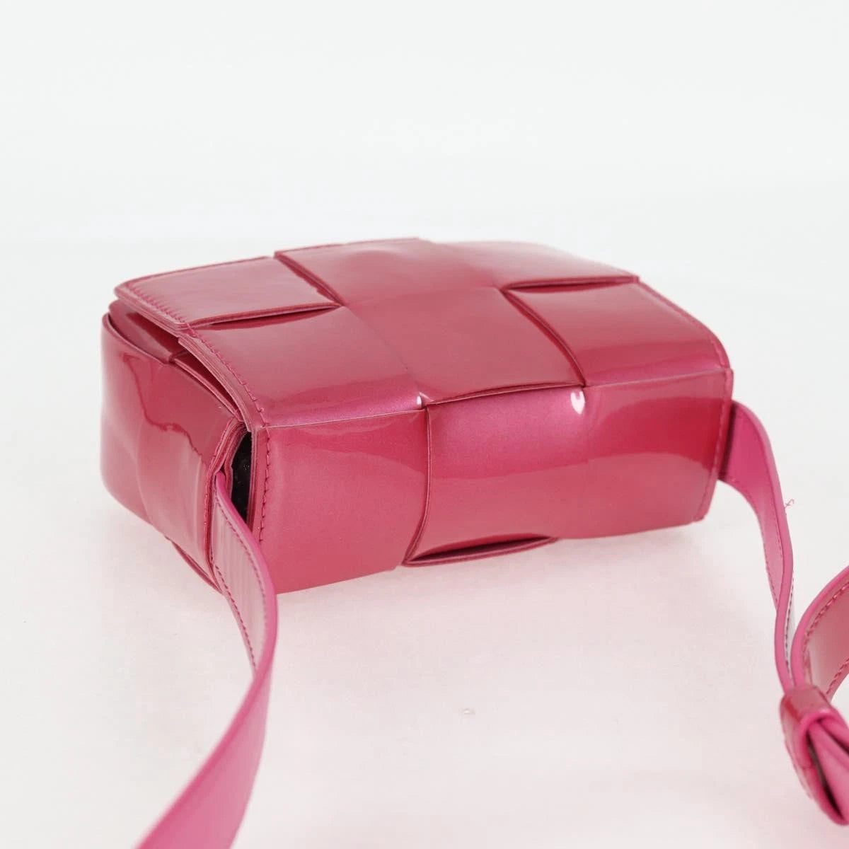 Bottega Veneta Intrecciato Enamel Shoulder Bag
