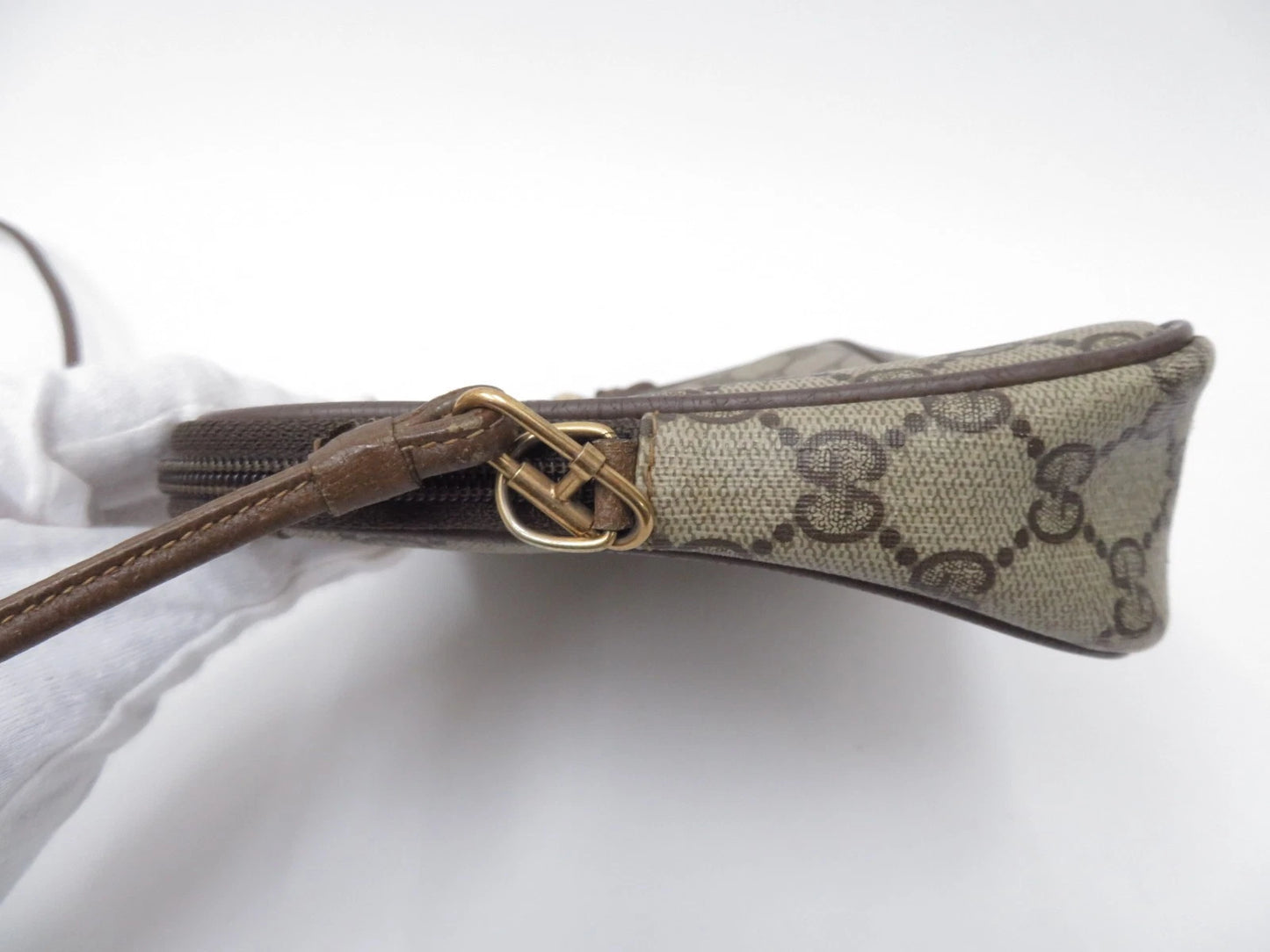 Gucci PVC GG Supreme Crossbody Bag