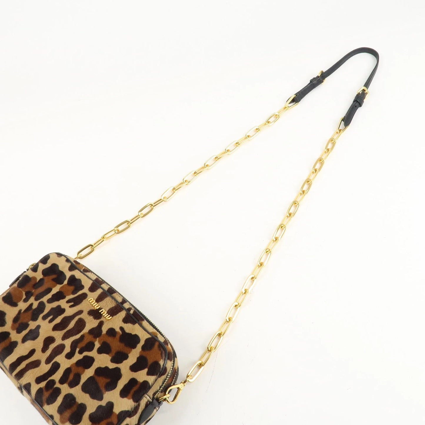 Miu Miu Leopard Shoulder Bag