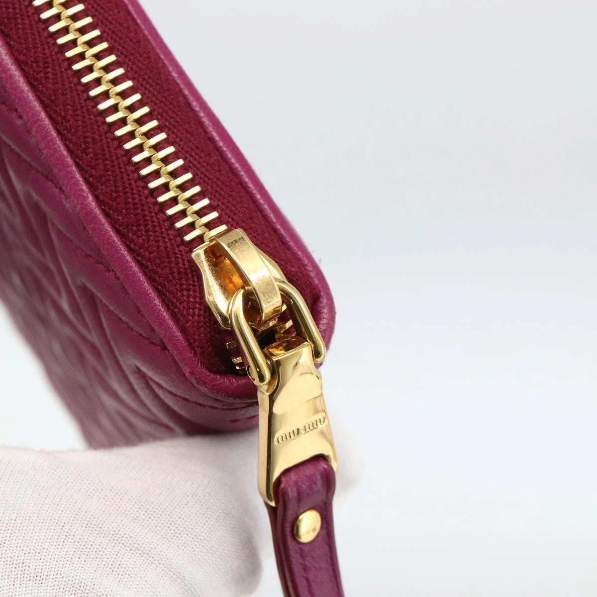 Miu Miu Matelasse Wallet
