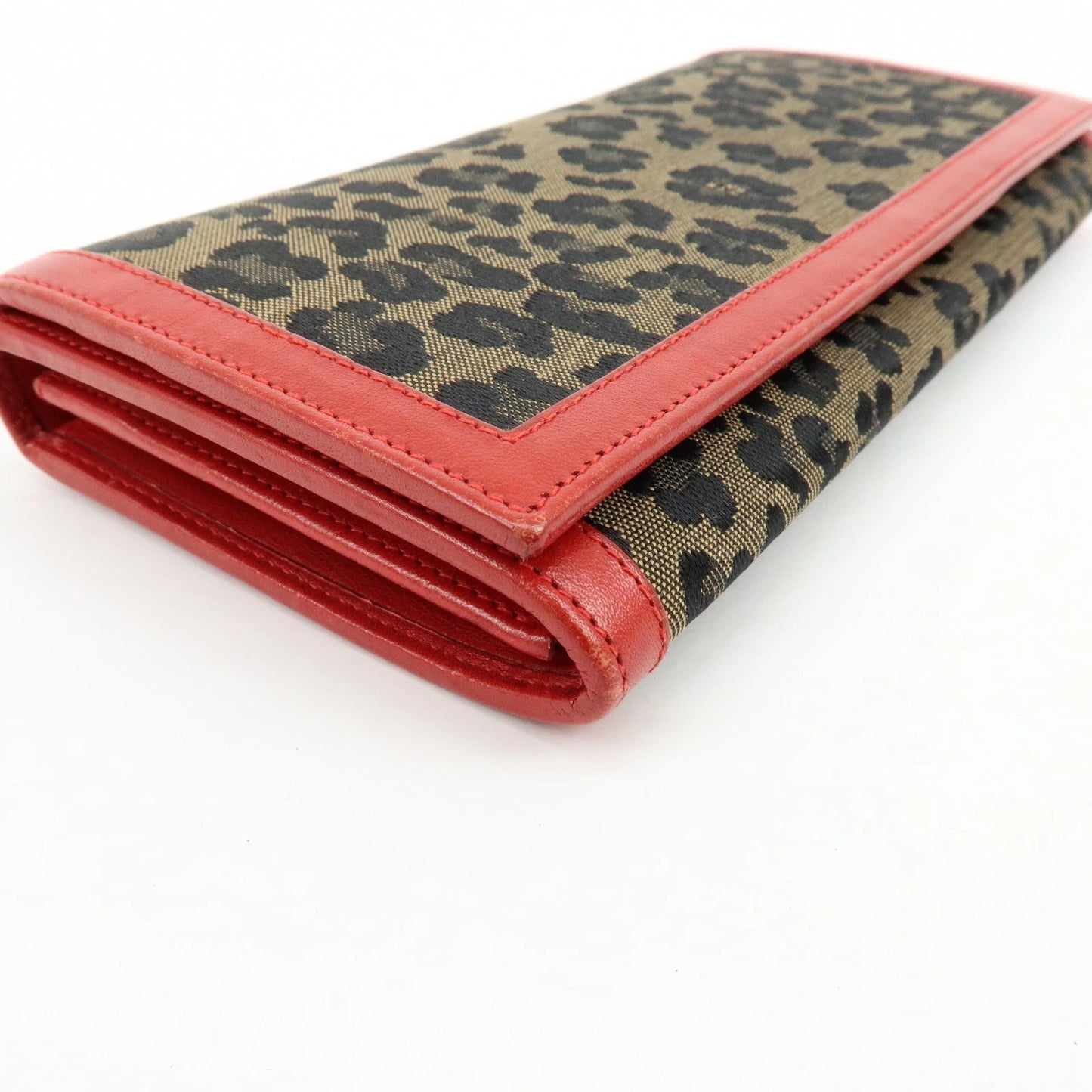 Fendi Leopard Long Wallet