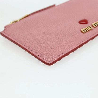 Miu Miu Madras Card Case