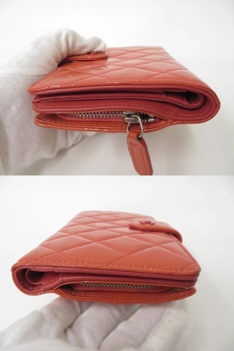 Chanel Patent Leather Bifold Wallet