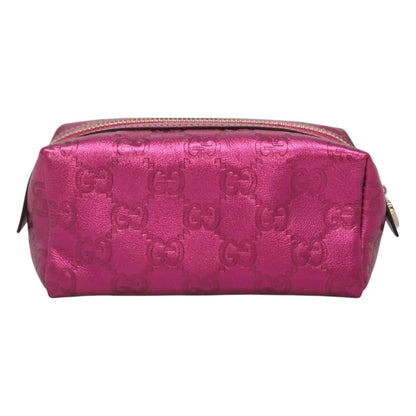 Gucci Guccissima Metallic Pouch