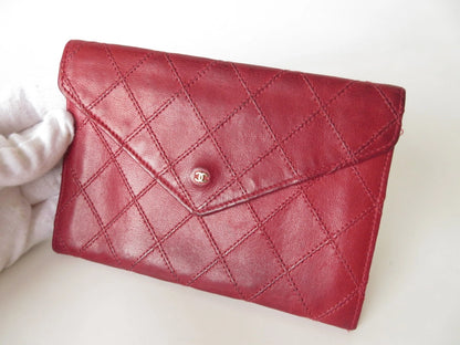 Chanel Quilted Leather Bifold Wallet