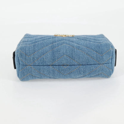 Gucci GG Marmont Denim Pouch