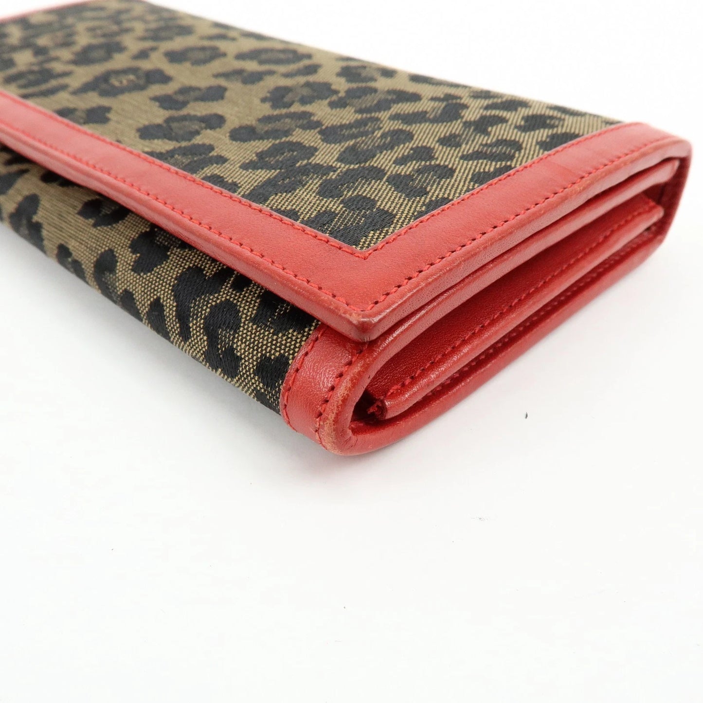 Fendi Leopard Long Wallet