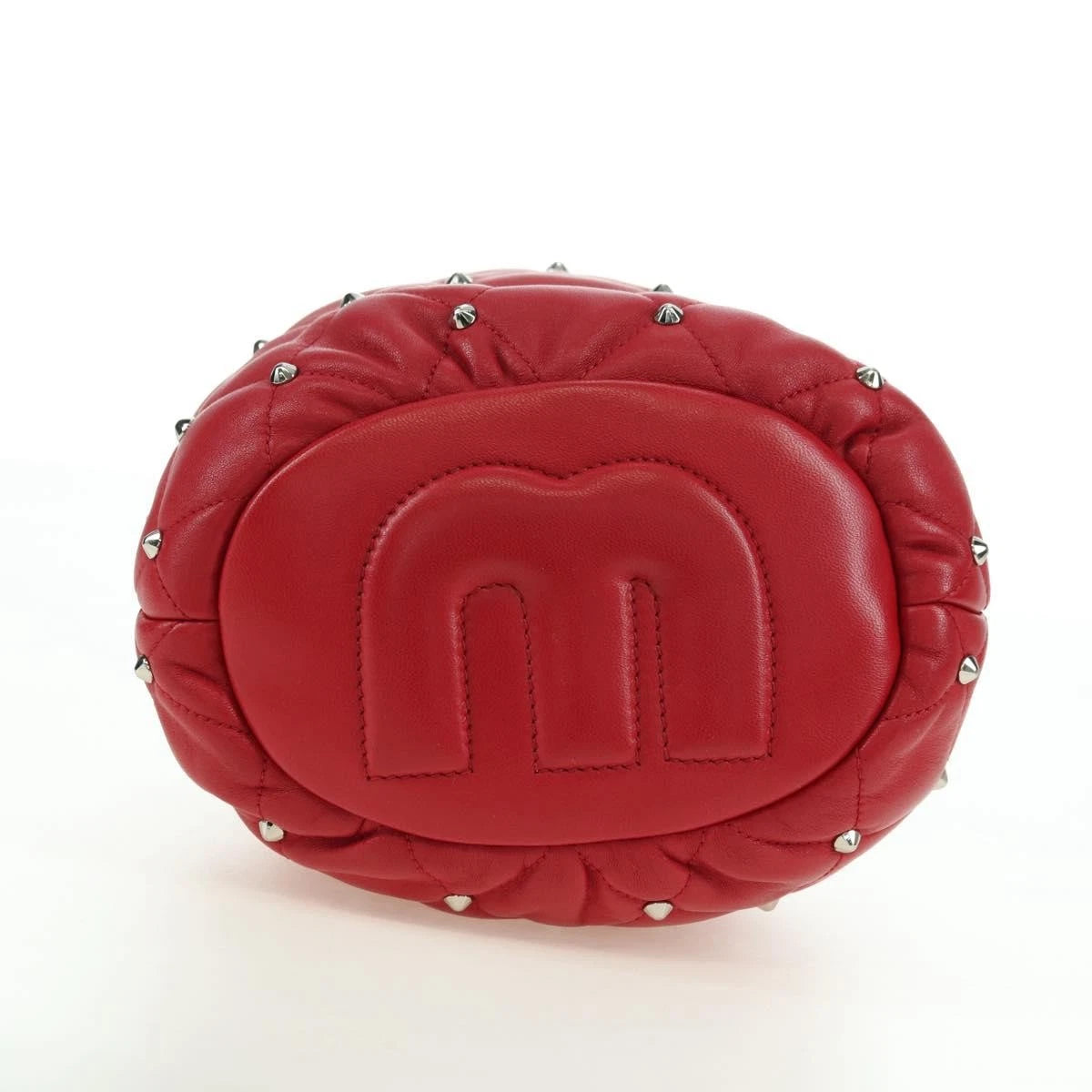 Miu Miu Studded Bucket Shoulder Bag