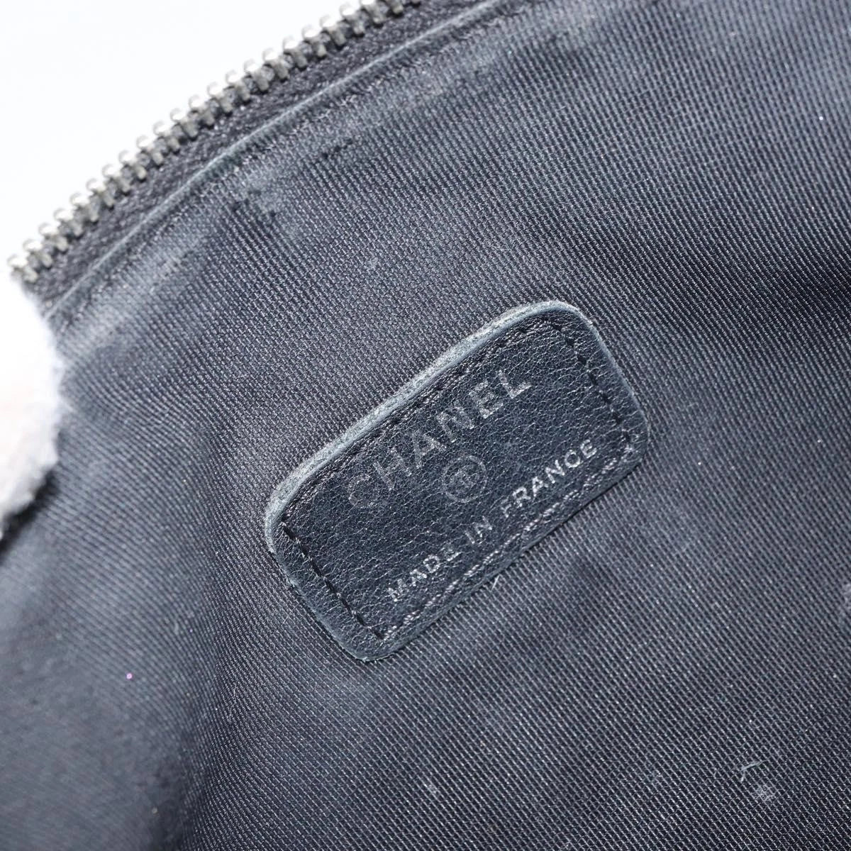 Chanel Grained Calf Skin Pouch