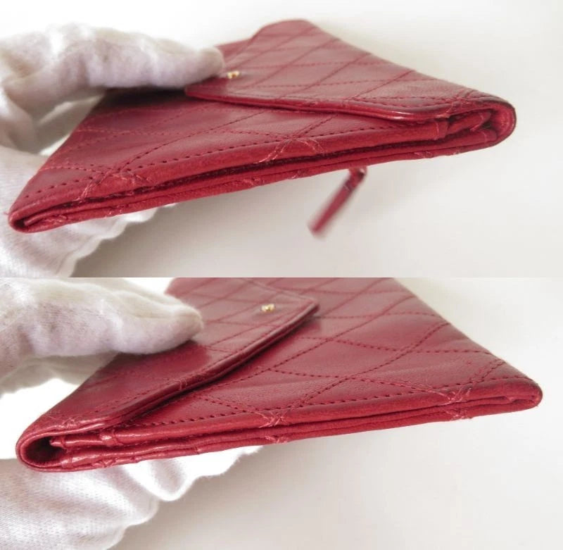 Chanel Quilted Leather Bifold Wallet