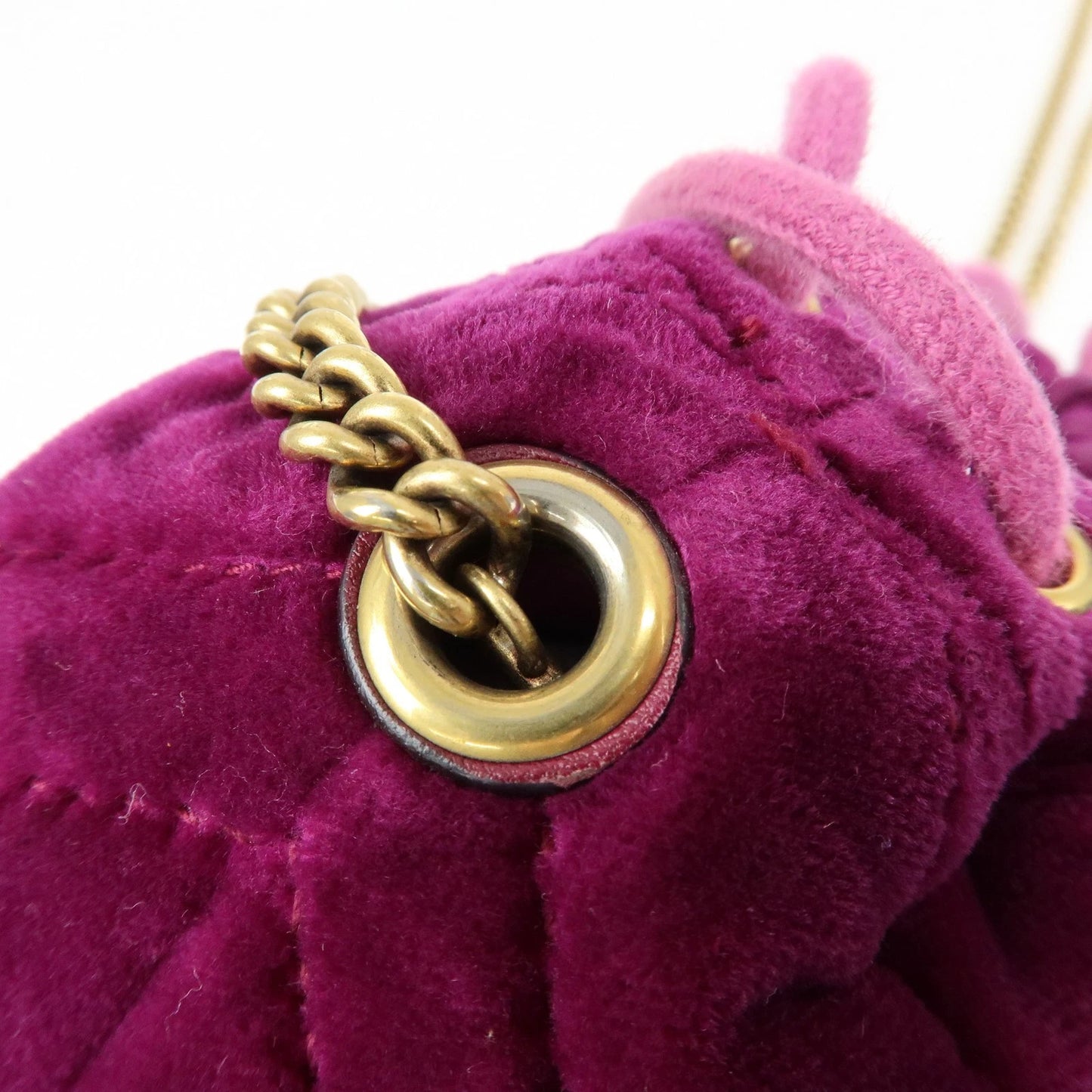 Gucci GG Marmont Velvet Bucket Bag