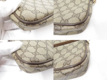 Gucci PVC GG Supreme Crossbody Bag